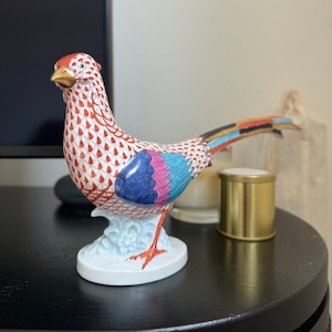 Vintage Herend Fishnet Goldpheasant