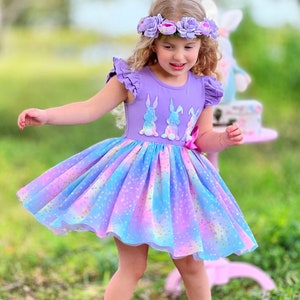 Rainbow dress 4t clearance