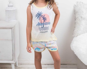 Adventure Awaits Pajama Shorts Set