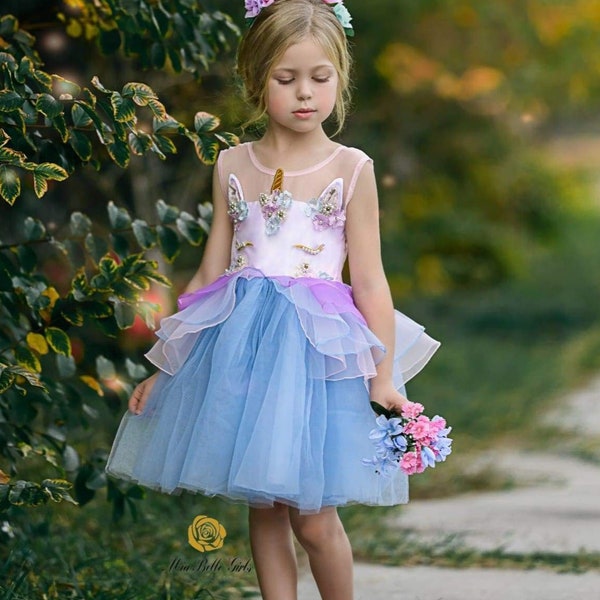 Sweet Unicorn Magic Party Tutu Dress