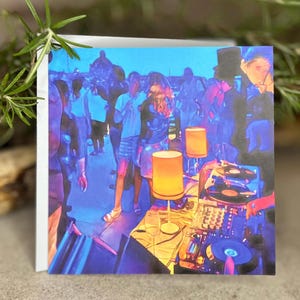 Partynacht mit DJ, Einladungskarte, Geburtstagseinladung, Club-Nacht, Einladung Party, Jubiläum, Geburtstagskarten, Feierkarten, Fotokarte