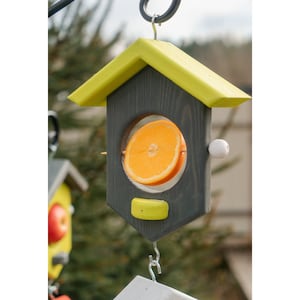 Bird feeder, wooden feeder, hanging feeder, garden decor, Ukrainian style, fairy style, Funky Bird Feeder, Bird therapy, Bird watching