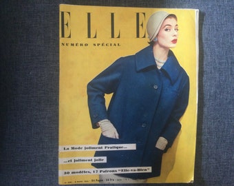 Elle Magazine.March 1954. French.