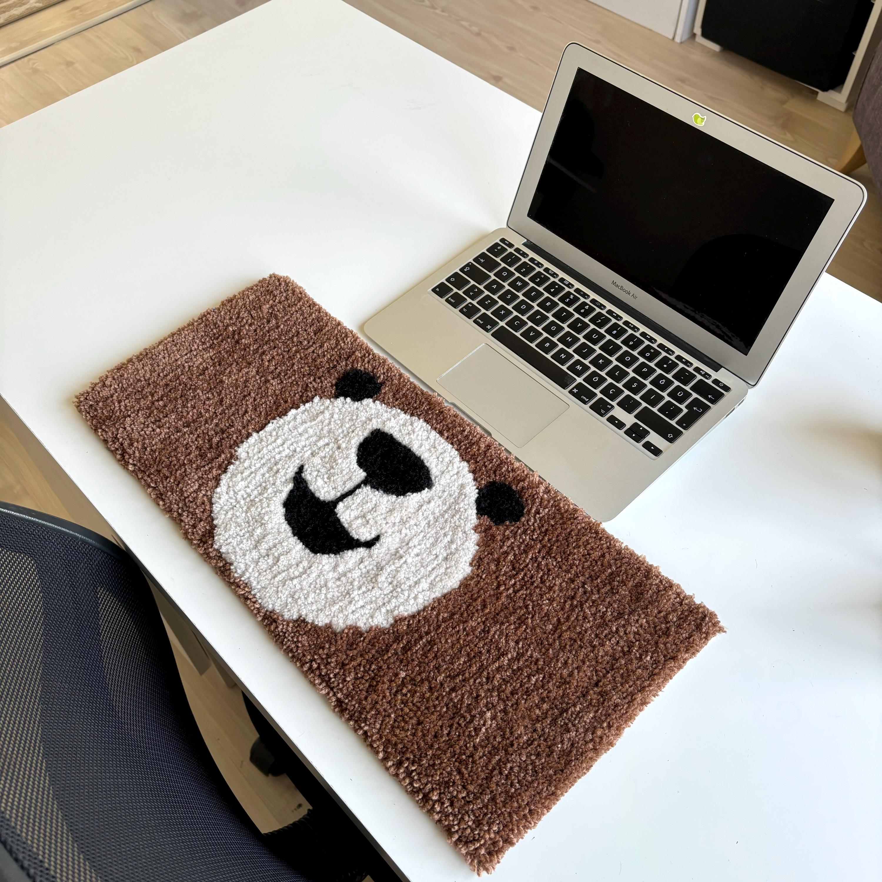 Cute Bear Keyboard Rug | Study Setup Decor | Gift for Student | Comfy ...
