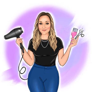 Beauty Studio Logo | Custom Salon Branding | Cartoon Esthetician Logo | Personalized Spa Logo | Beauty Business Art