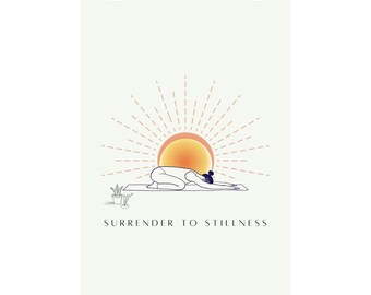 Surrender to Stillness Original Print