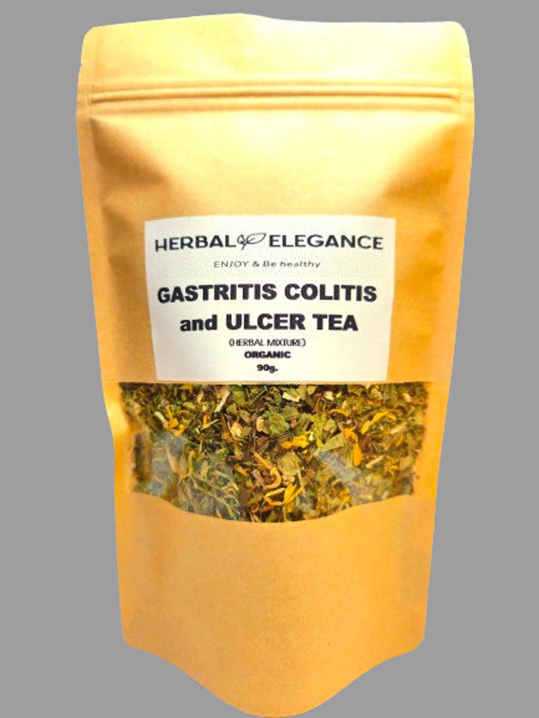 Organic GASTRITIS COLITIS and ULCER Tea Herbal Mixture Herbal Tea