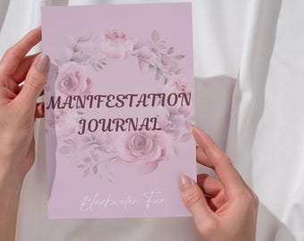 Printable Manifestation Journal, Abundance Planner, Self-Improvement Guide (PDF)