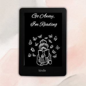 Kindle Lock Screen | Kindle Book Cover | Busy Reading | Screensaver | Wallpaper | Digital Download
