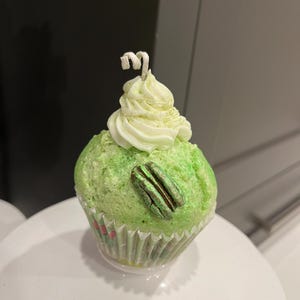Kaars, voedselkaars, geurkaars voor cupcakes, cupcakekaars, sojakaars, dessertkaarsen, verjaardagskaarsen, cadeau, decoratie