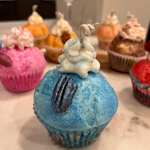 Kaars, voedselkaars, geurkaars, cupcakekaars, sojakaars, dessertkaarsen, gebakken kaars, verjaardagskaarsen, cadeau, woondecoratie