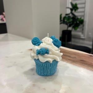 Cupcakekaars, voedselkaars, cupcake geurkaars, cakekaars, sojakaars, dessertkaarsen, verjaardagskaarsen, cadeau, veganistische kaars