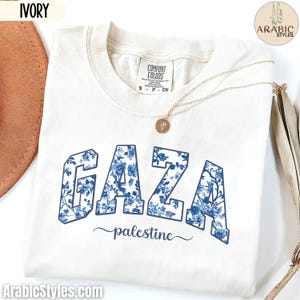 Gaza Palestine Toile Collage Shirt Gaza T-Shirt Palestine Tee Gaza TShirt Free Palestine Tee Pro Palestine For Arab Gift Trendy