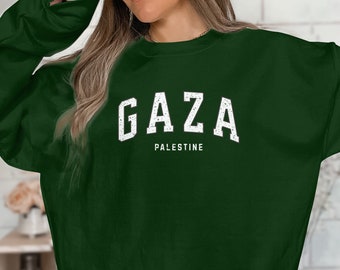 Gaza Palestine Collage Shirt Gaza T-Shirt Palestine Hoodie Gaza TShirt Pro Palestine Tee Pro Palestine Hoodie Palestine Gift Sweater