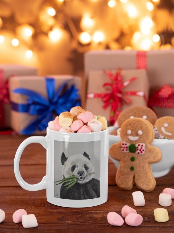 Panda Bear Mug-print From Original,panda Bear Coffee Cup,panda Mug