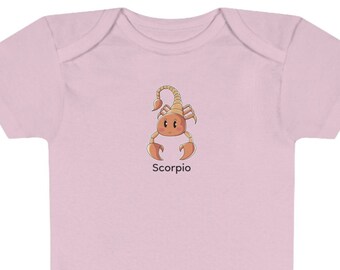 Scorpio Cute Zodiac Baby Short Sleeve Onesie®
