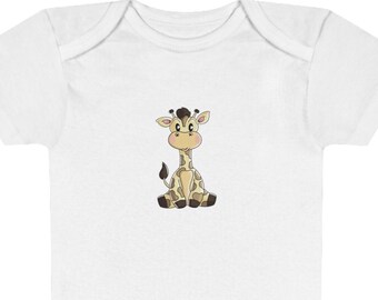 Cute Giraffe Baby Onesie®, 100% Cotton Rib