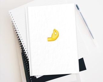 Italian hand gesture Hardcover Journal - Blank