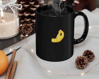 Italian hand gesture 11oz Black Ceramic Mug