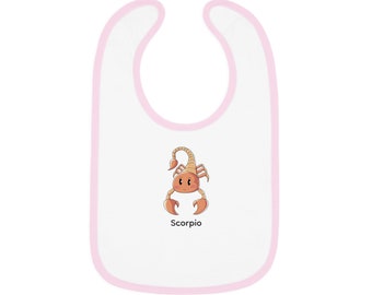 Scorpio Cute  Zodiac Baby Bib