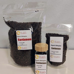 Ethiopian Organic Cardamom Roasted Whole Seed (Korerima)
