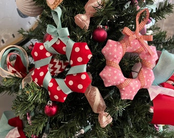 PDF Pattern for EPP English Paper Pieced Wreath Ornament DIY Project