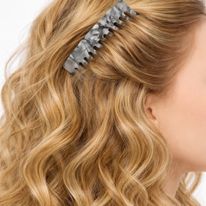 Acetate Hair Side Comb for Fine, Medium Thickness Hair – French Pleat Styling