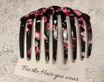 Lovely Single Thickness Hair Side Comb in our premium Acetate