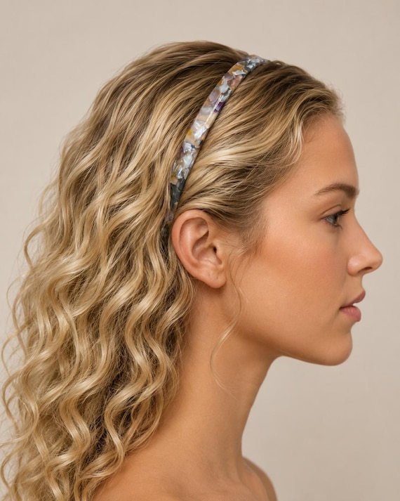 Classic slim Headband in our Premium Acetate
