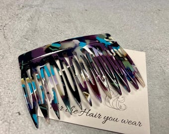 Acetate Hair Side Comb for Fine Hair and medium Thickness hair