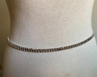 Cinturón vintage con diamantes de imitación de Coccinelle