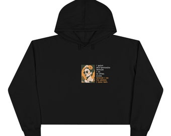 Crop Hoodie Frida Self Portrait