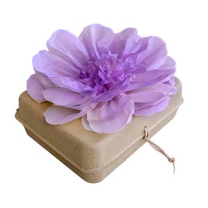 Biodegradable Cremation Urn for Ashes – Lilac Burial Kit