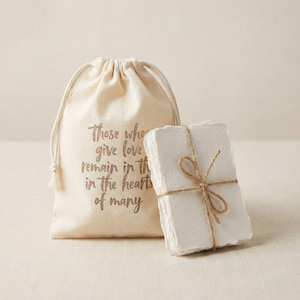 Biodegradable Ceremony Message Papers – Set of 12 Handmade Memorial Notes