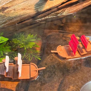 Piratenschiff Floating Decor | Dekorativer Aquarium Schwimmer | Wasseroberflächendekoration