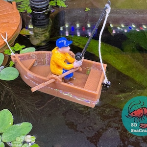 Drijvend decor voor vissers en roeiboot | Decoratieve aquariumdobber | Decoratie wateroppervlak