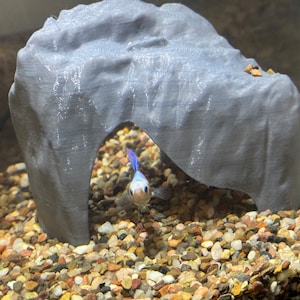 Aquarium Rock Cave Hideout: Fish & Shrimp Shelter
