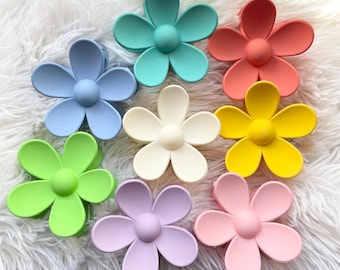 Molletta per capelli a forma di margherita: molletta per capelli colorata primaverile