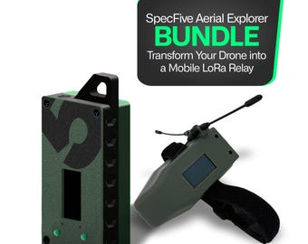 Aerial Explorer Bundle – Mini Trekker & Copilot | Off-Grid LoRa Mesh Communicators for Drone and Ground Use (No Wi-Fi or Cell Signal Needed)