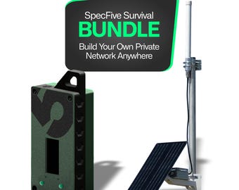 Off-Grid Communicator Survival Bundle: LoRa GPS Messenger & Solar Relay