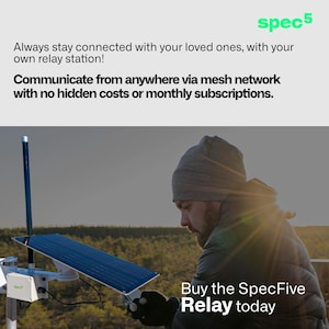 Spec5 Relay Solar Mesh Relay Station Long LoRa RAK Wisblock Flashed, Meshtastic, ATAK or MeshCore Compatible image 6