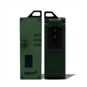 Spec5 Tactical Green PETG Enclosure Case for Meshtastic Lilygo T-Beam V1.2 LoRa Radio Off-Grid Communication