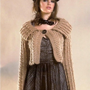 Women’s Cardigan, Sweater, Jacket and Tank Top Knitting Patterns PDF | 7 Classic Knitwear Design Knitting Patterns | Instant Download