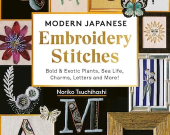 Japanese Embroidery Stitches Pattern PDF Ebook, Embroidery Pattern PDF Ebook