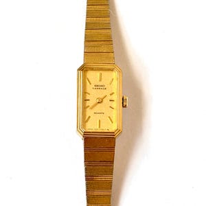 Rare 60s Vintage Seiko Lassale gold dainty watch for ladies, Thin ladies cocktail wristwatch, Gift for her, Birthday gift, Mother’s Day gift