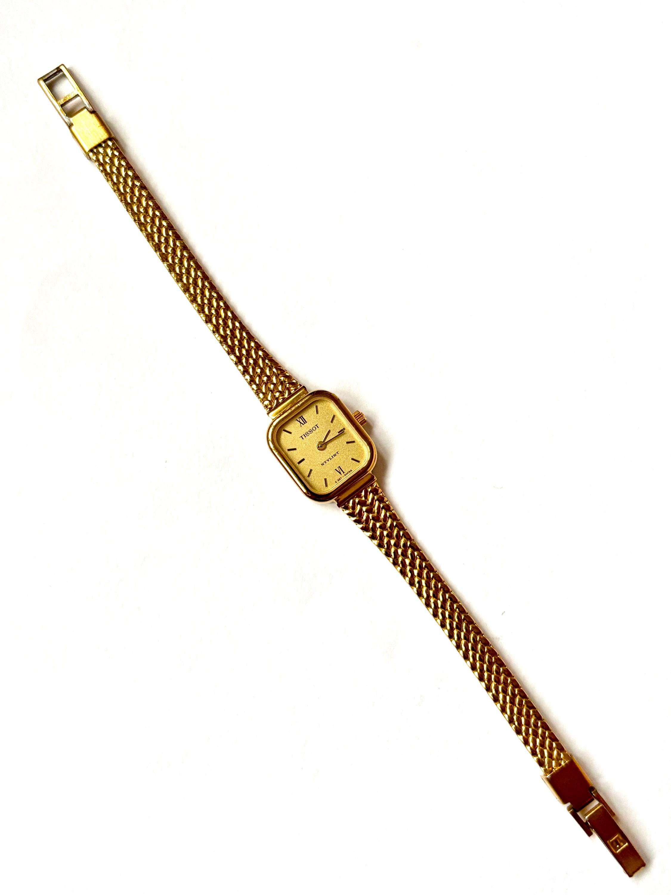 Vintage 70s Tissot Ladies Watch: Thin Gold Cocktail Wristwatch - Etsy