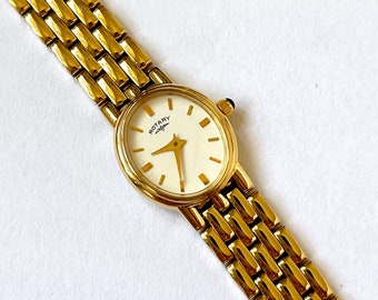 Rare Vintage 90s Rotary watch for ladies, Thin ladies cocktail wristwatches, Gift for her, Gift for mum, Mother's day present