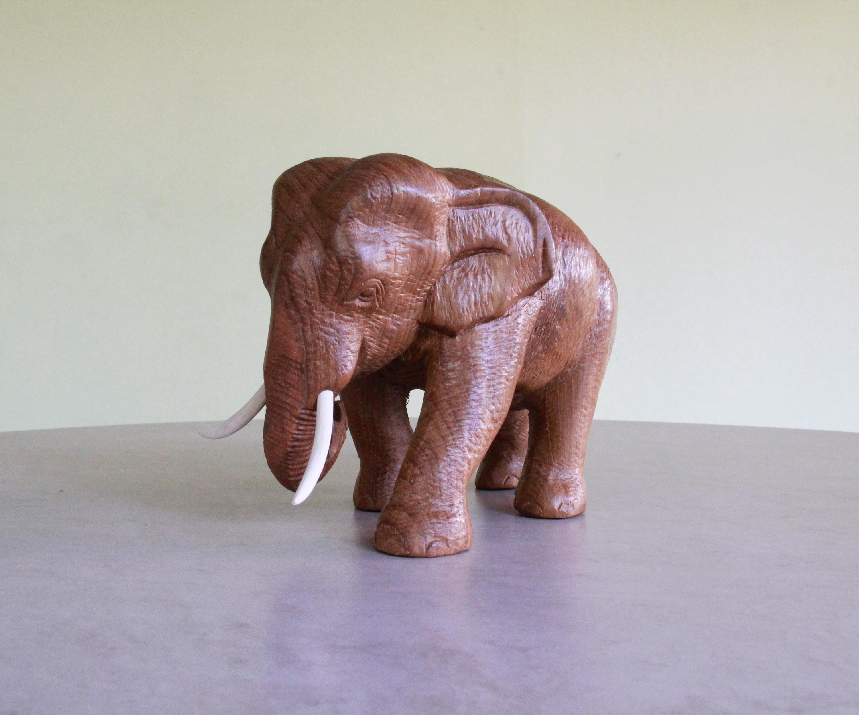 Thai teak elephant - Etsy 日本