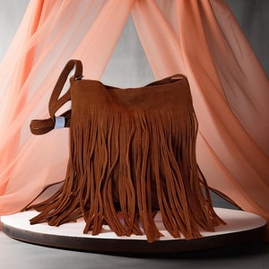 Bolso flecos, Ante