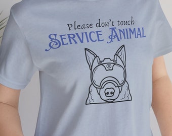service animal please do not touch t-shirt